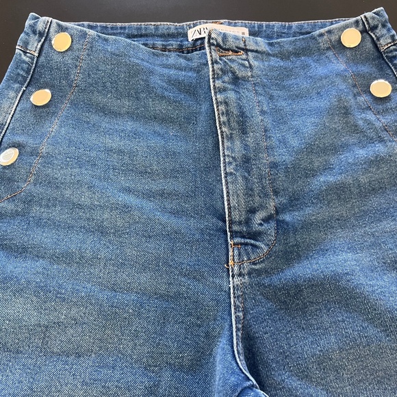 Zara cropped jeans NWOT - Picture 2 of 4